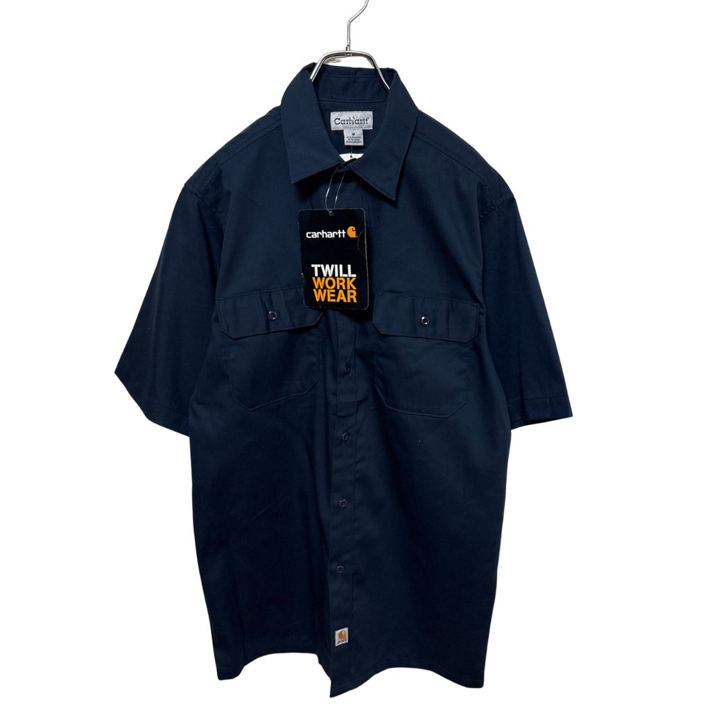【Carhartt】 NWT Twill Work Wear 未使用タグ付き ワンポイントロゴ ワークシャツ S-6554