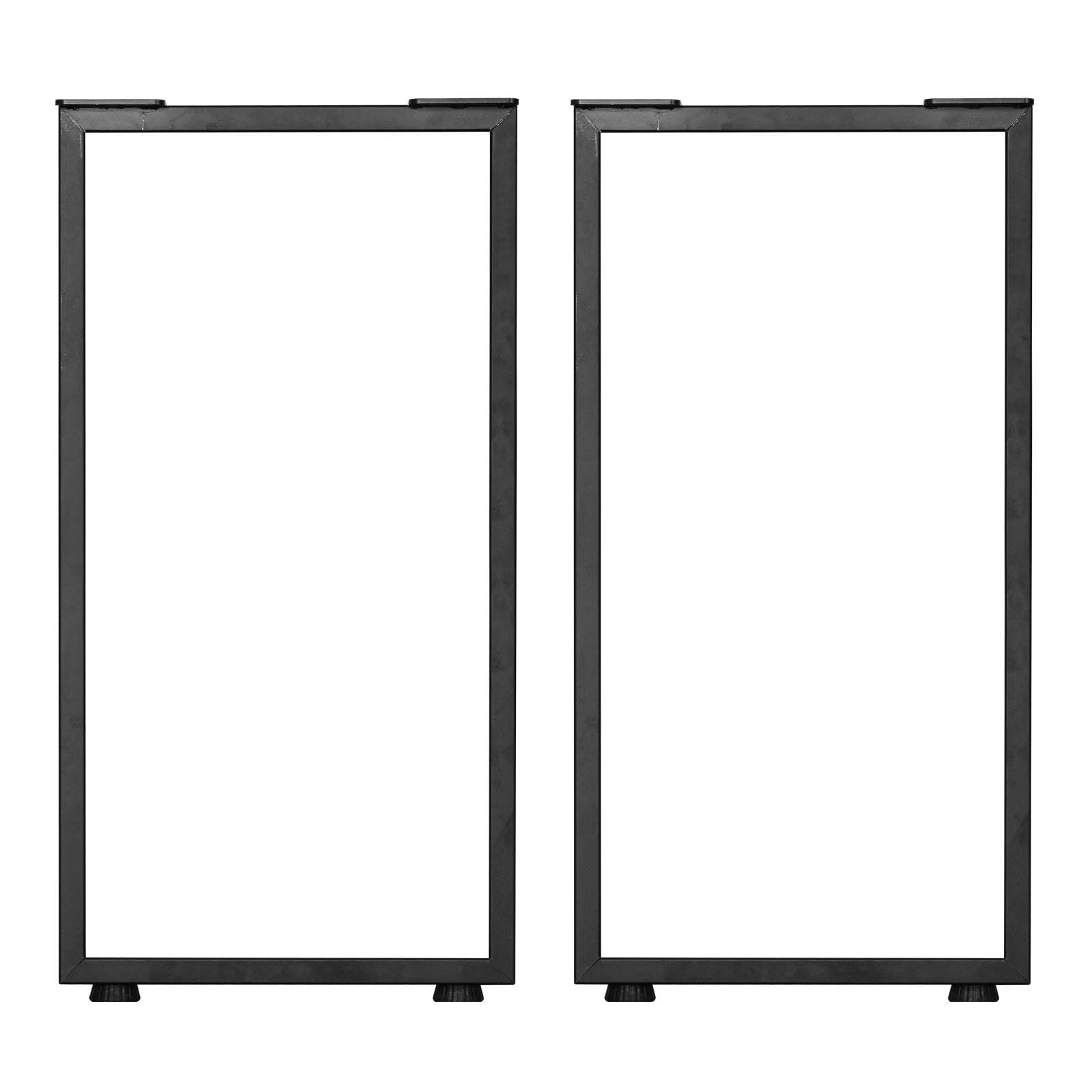 ottostyle.jp アイアンレッグ カウンターテーブル用 2本セット 【口型】 テーブル脚 高さ82cm 奥行42cm お好みの天板で手軽にDIY テーブル脚 脚 アジャスター付属 高さ調整 デスク パーツY a02321b8