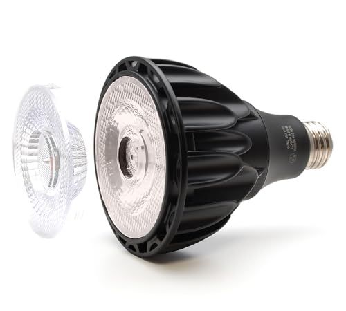 HaruDesign 植物育成ライト GL-A 4K McW ブラックボディ 暖色系（4000K）McウェーブLED搭載（広角レンズ付）フルスペクトル フリッカーフリー 製品3年保証as 66f1248d