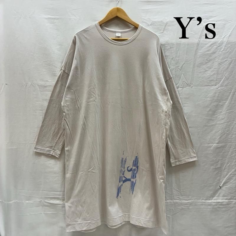 ワイズ COTTON JERSEY Y’S LOGO DRAPE OP ワンピース YT-T03-670 レディース 2 ISItems【USED】【古着】【中古】50159152