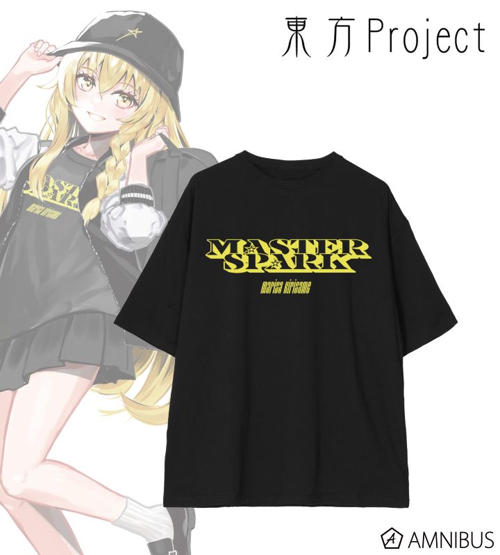 【アルマビアンカ】東方Project 松本能人イラスト 現代風ファッションver. 霧雨魔理沙 着用BIGシルエットTシャツユニセックス（サイズ/M）