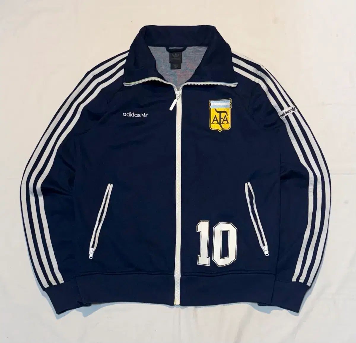 adidas 10-11 アルゼンチン 韓国国家代表 メッシ ジャージ ネイビー