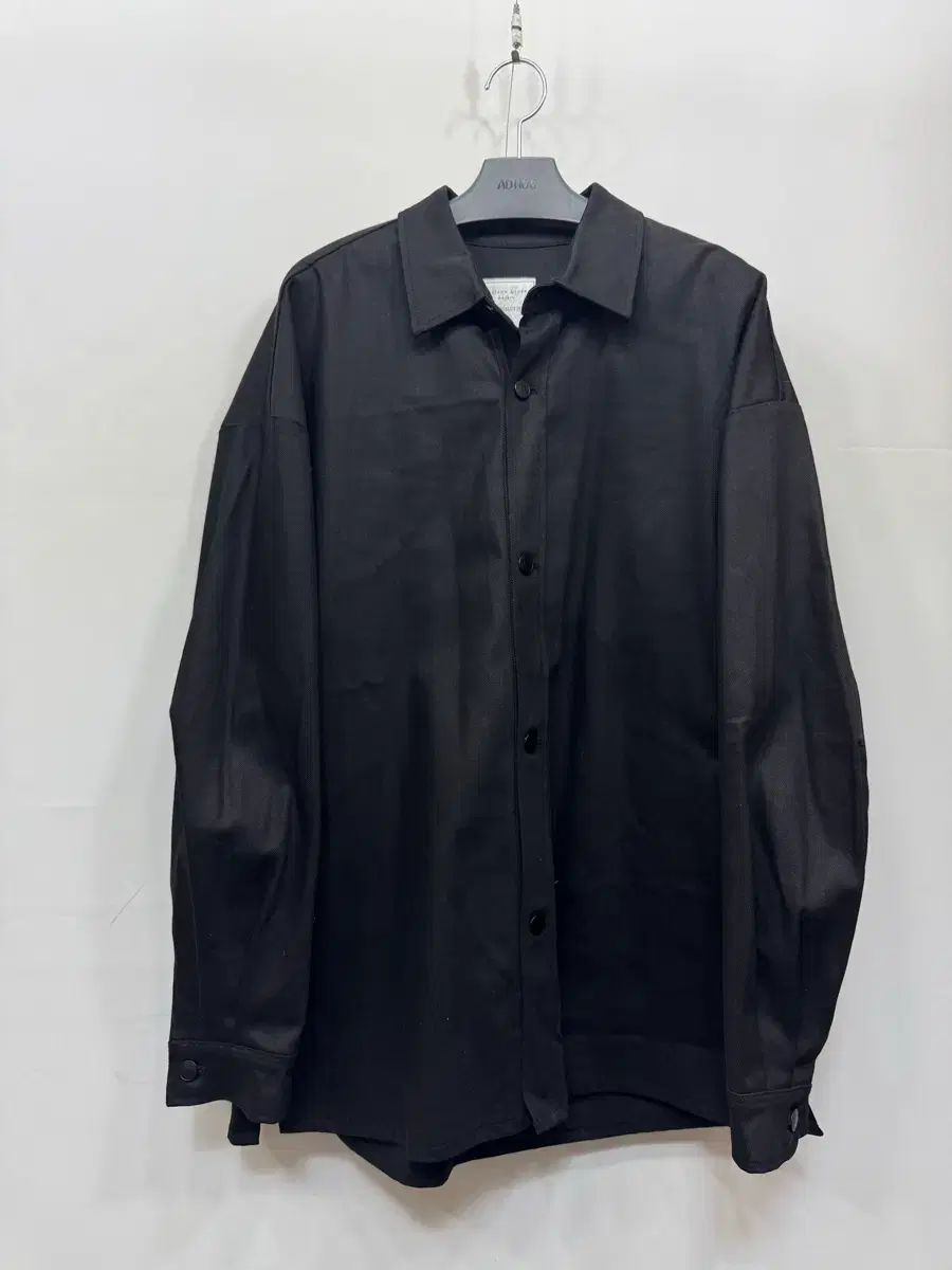 L) MAISON MINED メゾンミネド コーティング デニム シャツ ジャケット