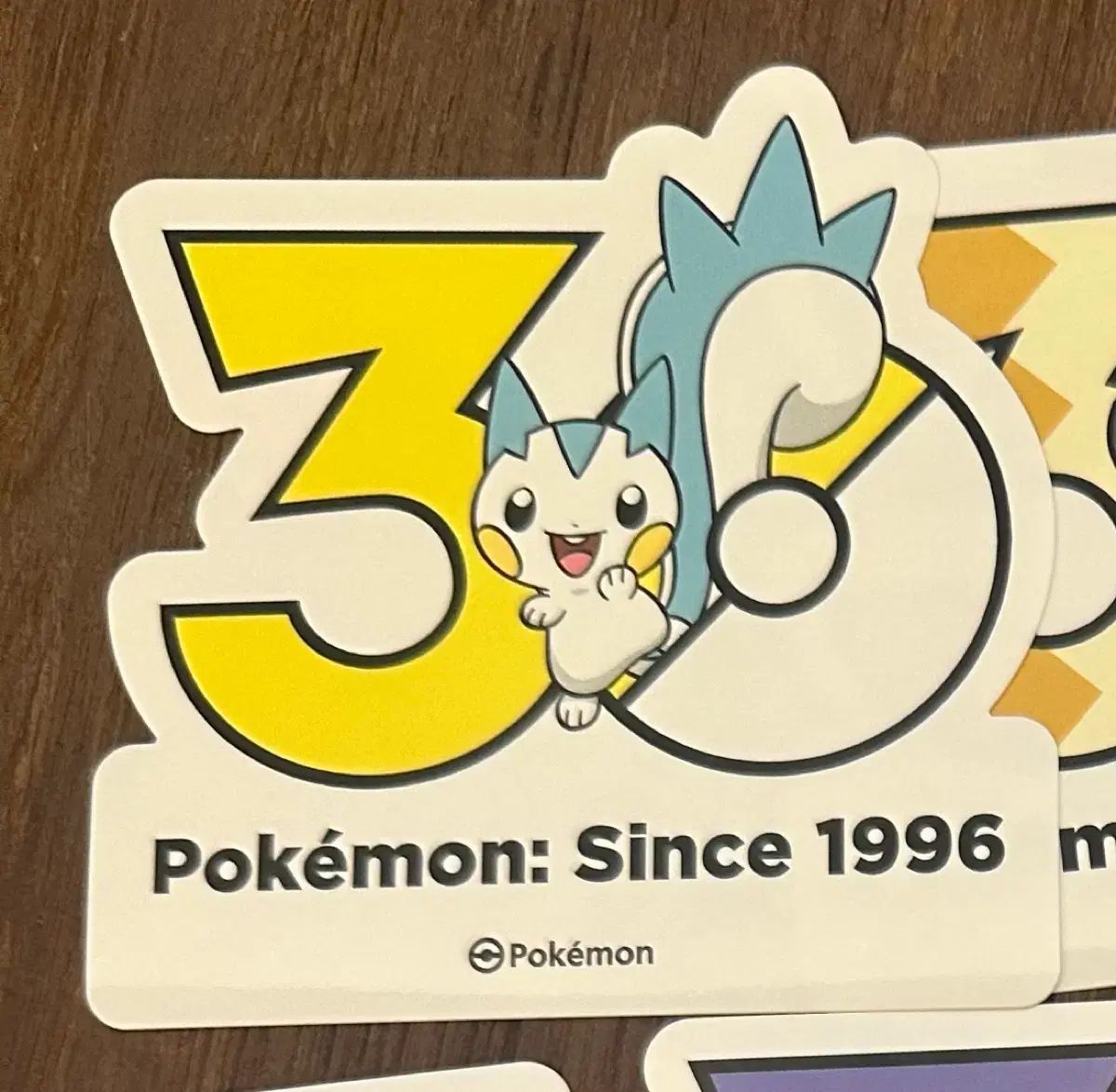 OLIVE YOUNG オリーブヤング ポケットモンスター 30周年 ステッカー パチリス
