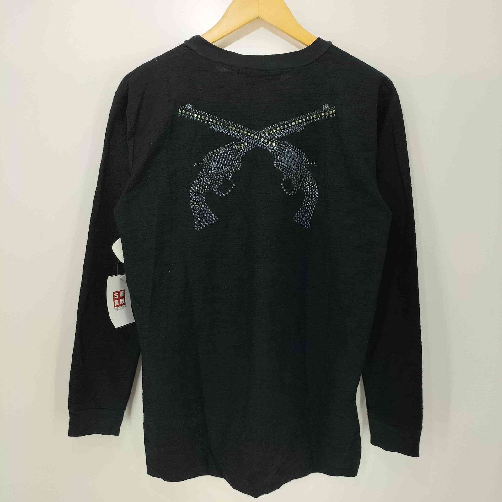 ロアー roar 2丁拳銃 スワロフスキー ラインストーン L/S Tシャツ