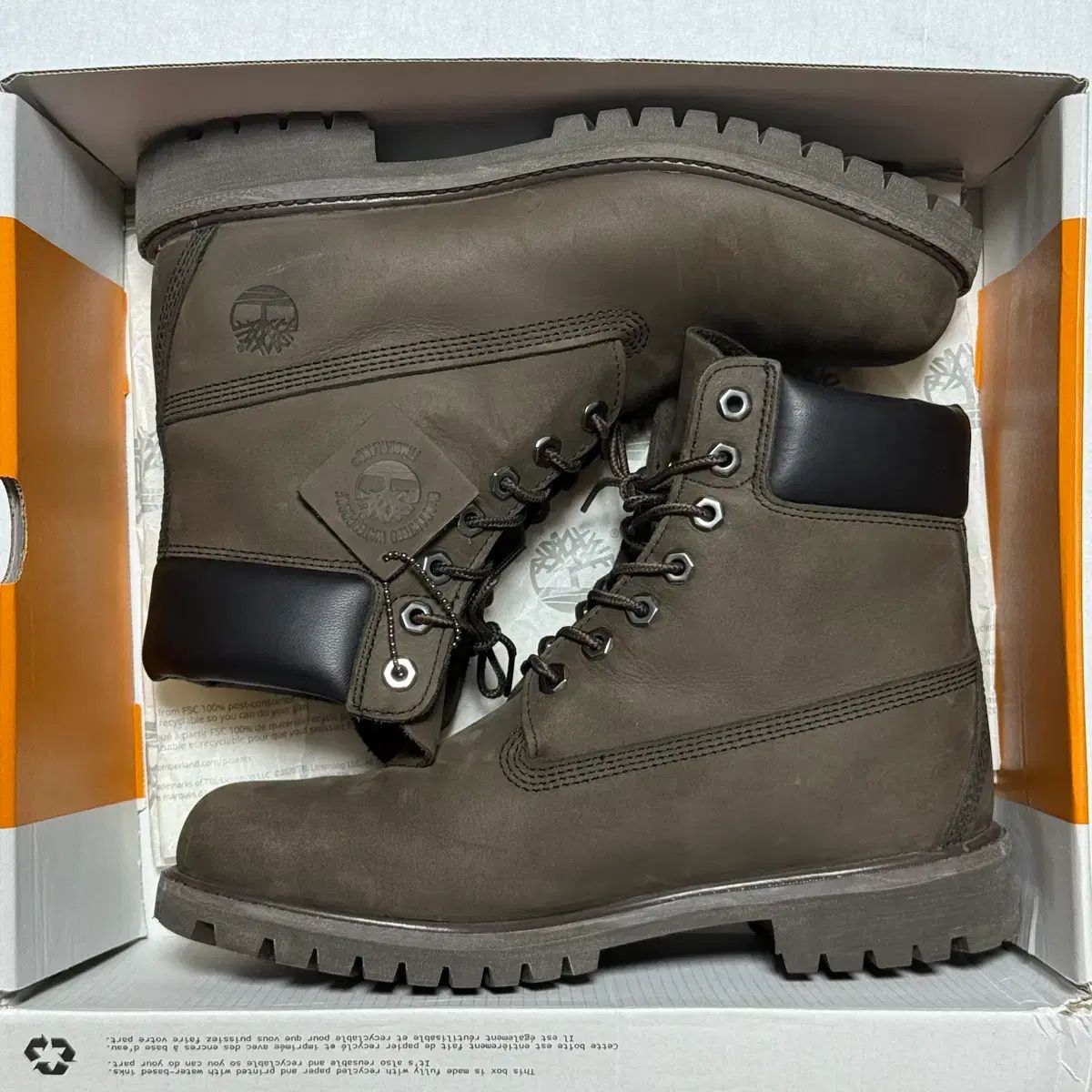 Timberland プレミアム 6インチ ウォータープルーフ ブーツ ダークブラウン 270