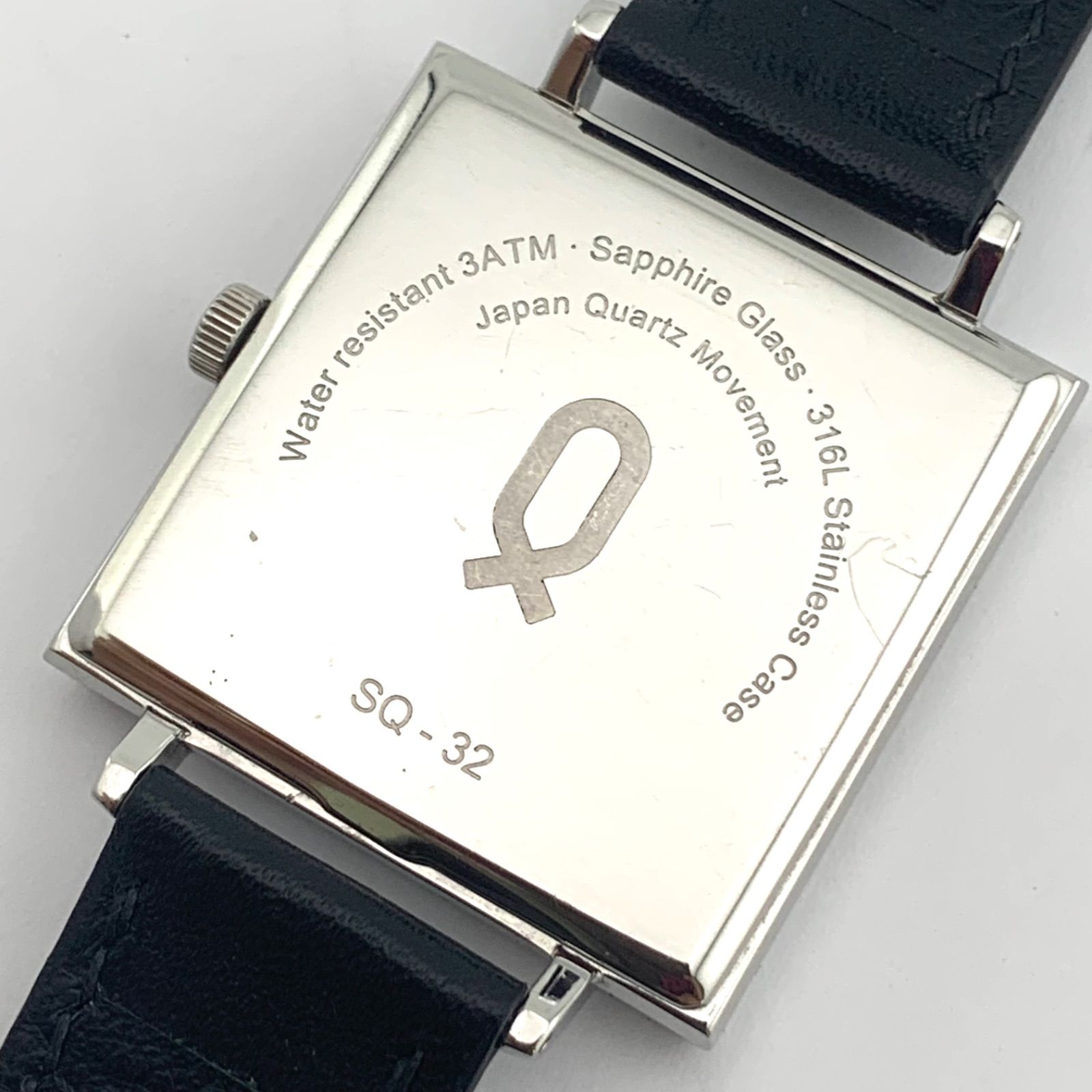 中古】Knot SQ-32 腕時計 ブルー レザー - メルカリ
