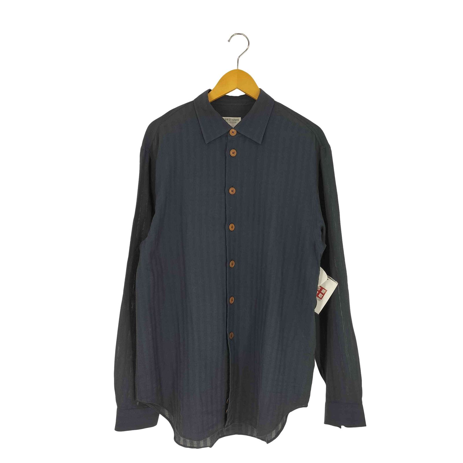 GIORGIO ARMANI ジョルジオアルマーニ 白タグ 90s 46 グレー ジョルジオアルマーニ Giorgio Armani 80~90s イタリア製 白タグ LE