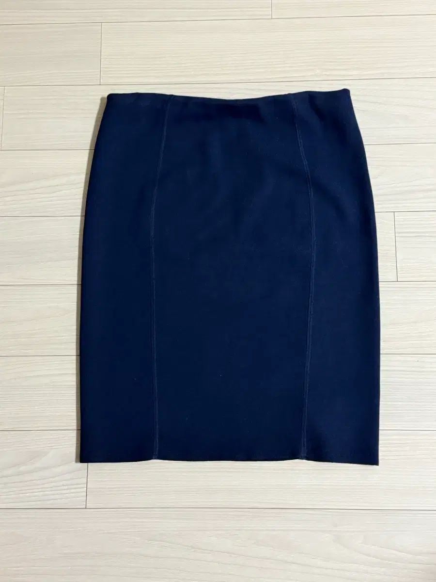 セオリー/Theory ネイビー Hライン ミディ サルク/コットン スカート 5,441円
