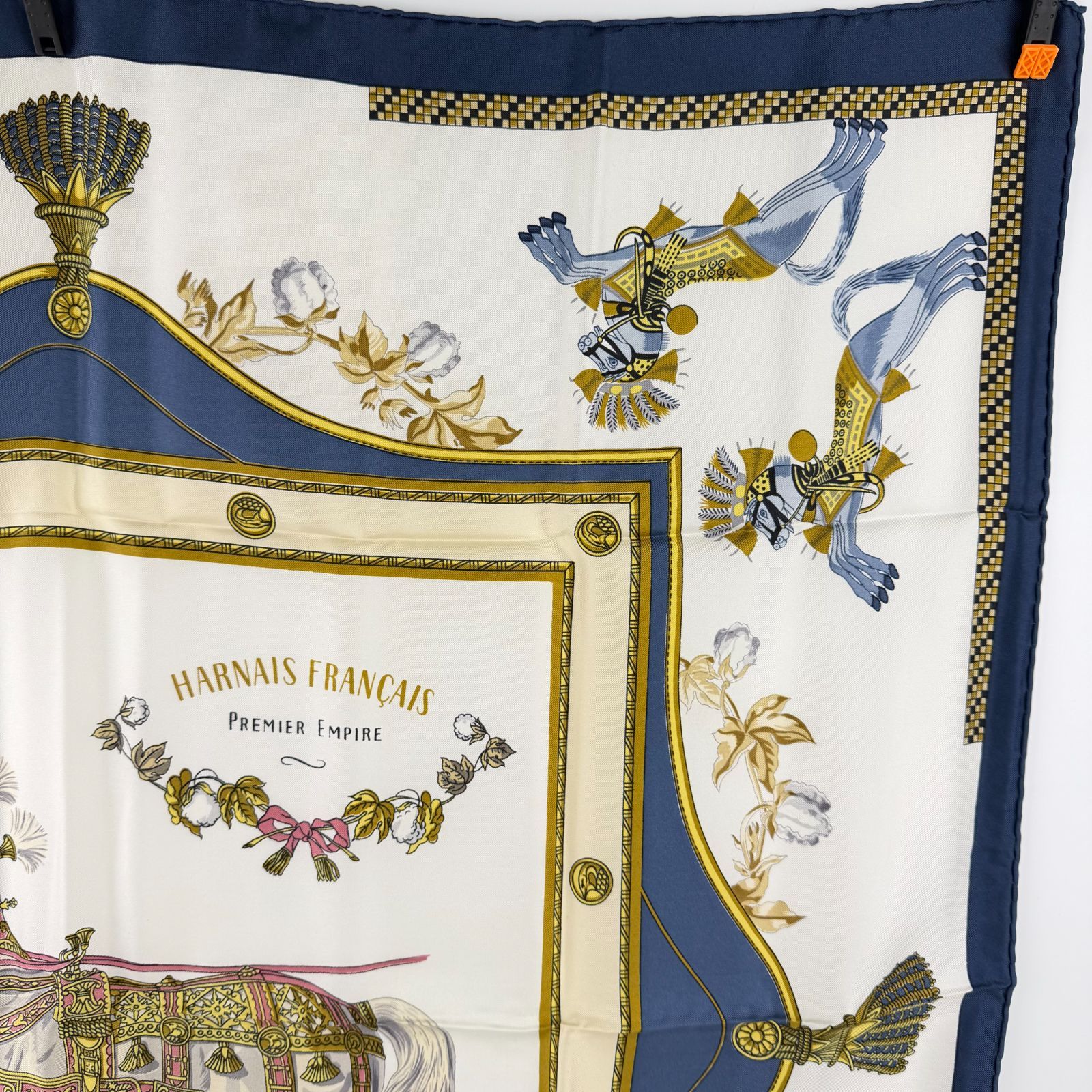 中古】HERMES エルメス カレ90 スカーフ シルク マルチカラー