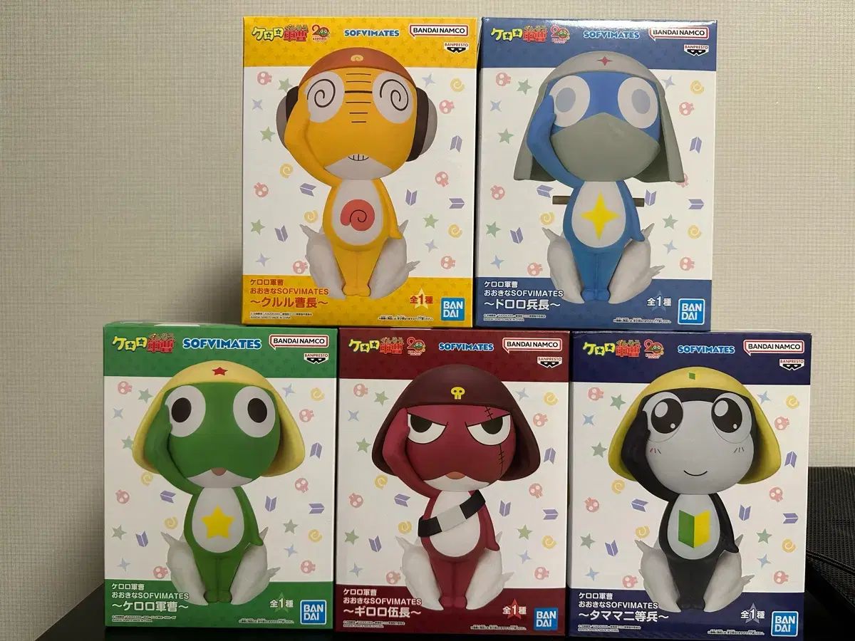 BANPRESTO(バンプレスト) ケロロ小隊 敬礼ポーズ ソフトビニール