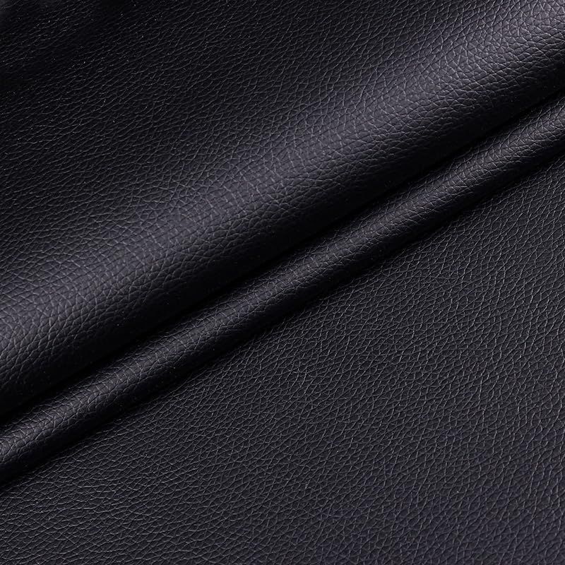 【新品】 【3m×160cm】合皮 フェイクレザー 生地 PVC ソファ 車シート DIY ハンドメイド (ブラック) [並行輸入品] 1