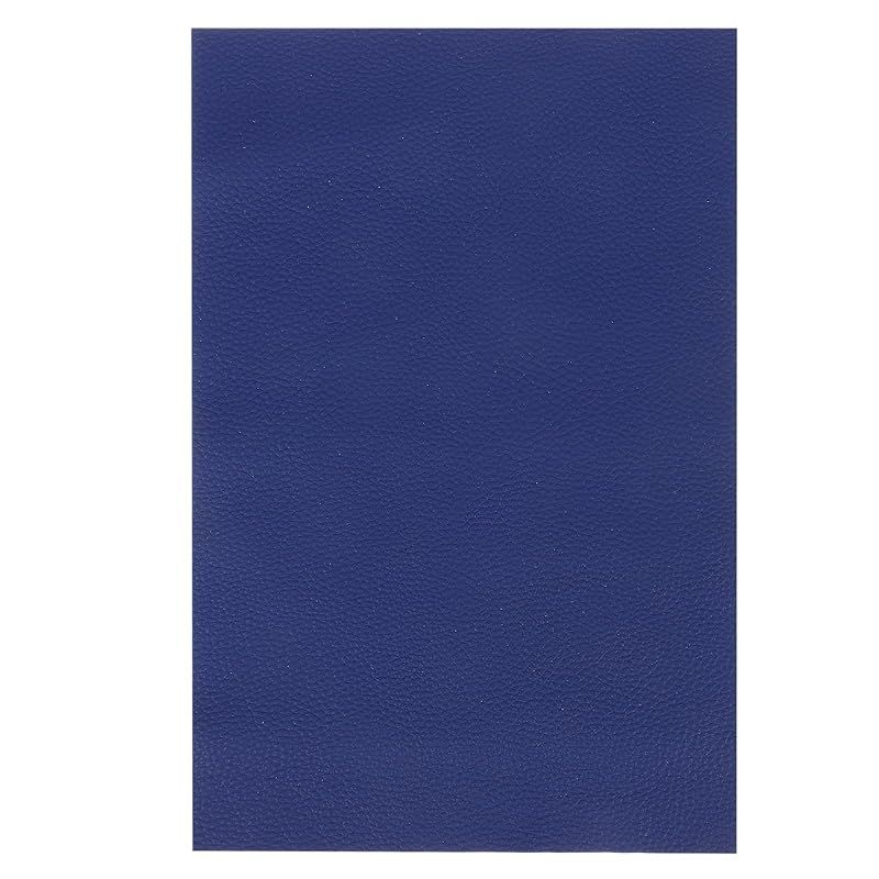 【新品】 uxcell 厚手フルグレ インレザーシート 60x40cm 天然牛革 1.5-1.8mm DIYクラフト用 家具 オフィス用品 ベルト ノートカバー ダークブルー 1