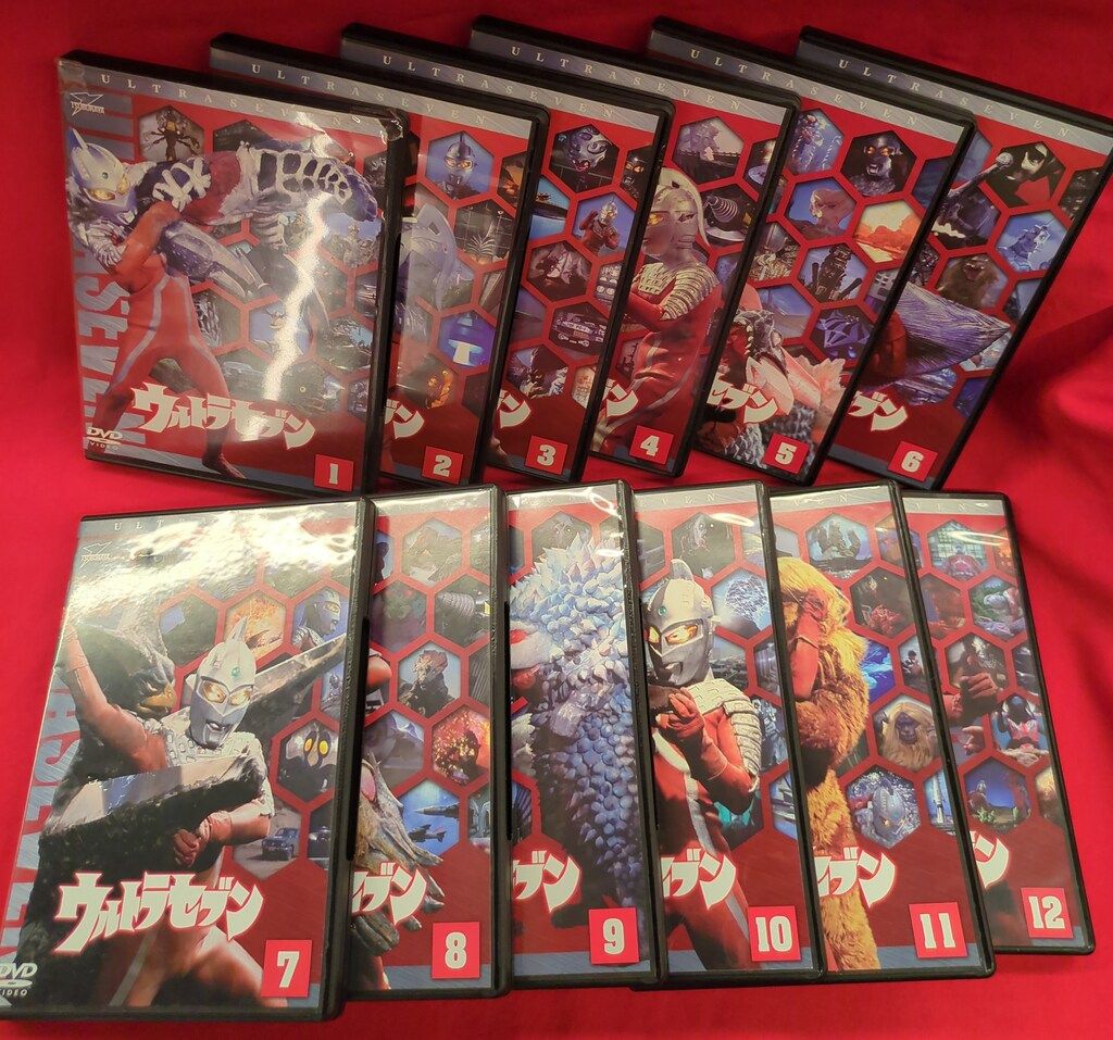 ウルトラ1800 ウルトラセブン DVD 全12巻 セット 半分未開封 DVD