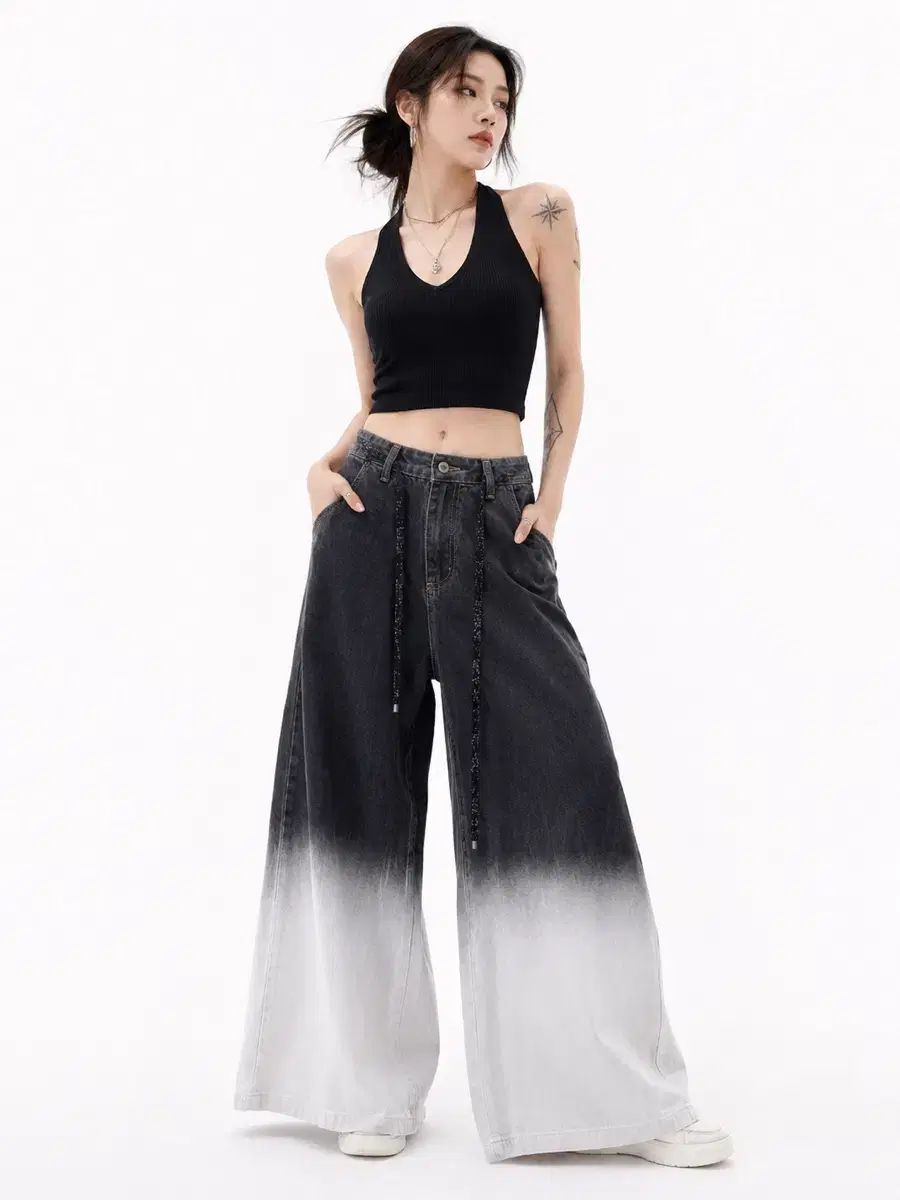 (新品) デルラ GIULIA MASTINI グラデーション ワイド パンツ
