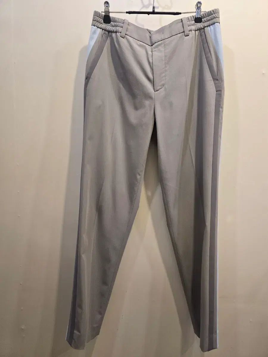 SYSTEM ストライプ ワイド パンツ