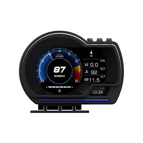 車のヘッドアップディスプレイ、OBDマルチメーター、OBD + GPS、デュアルシステム表示速度、時間、水温、タービン圧力など、自由な切り替えシステム、すべての車に適しています。(沖縄・離島の方不可) 74527ba2