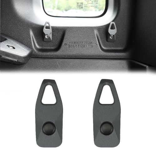 新型スズキジムニーノマドJC74 トランクフック ラゲッジ収納フック 荷物掛けフック カーゴフック 2点セット (グレー)(沖縄・離島の方発送不可）) 566389fc