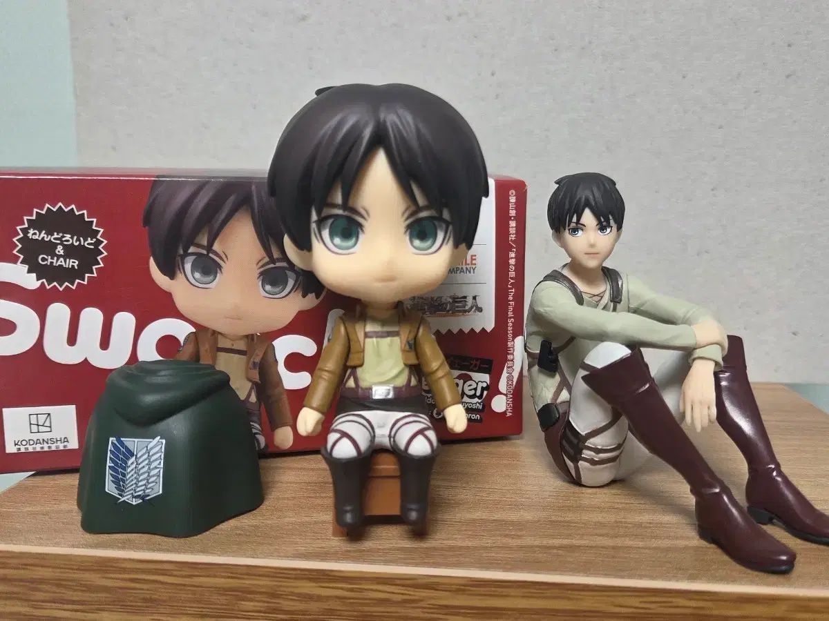 (まとめ) 進撃の巨人 エレン・イェーガー ねんどろいど スワッチョ F賞 フィギュア