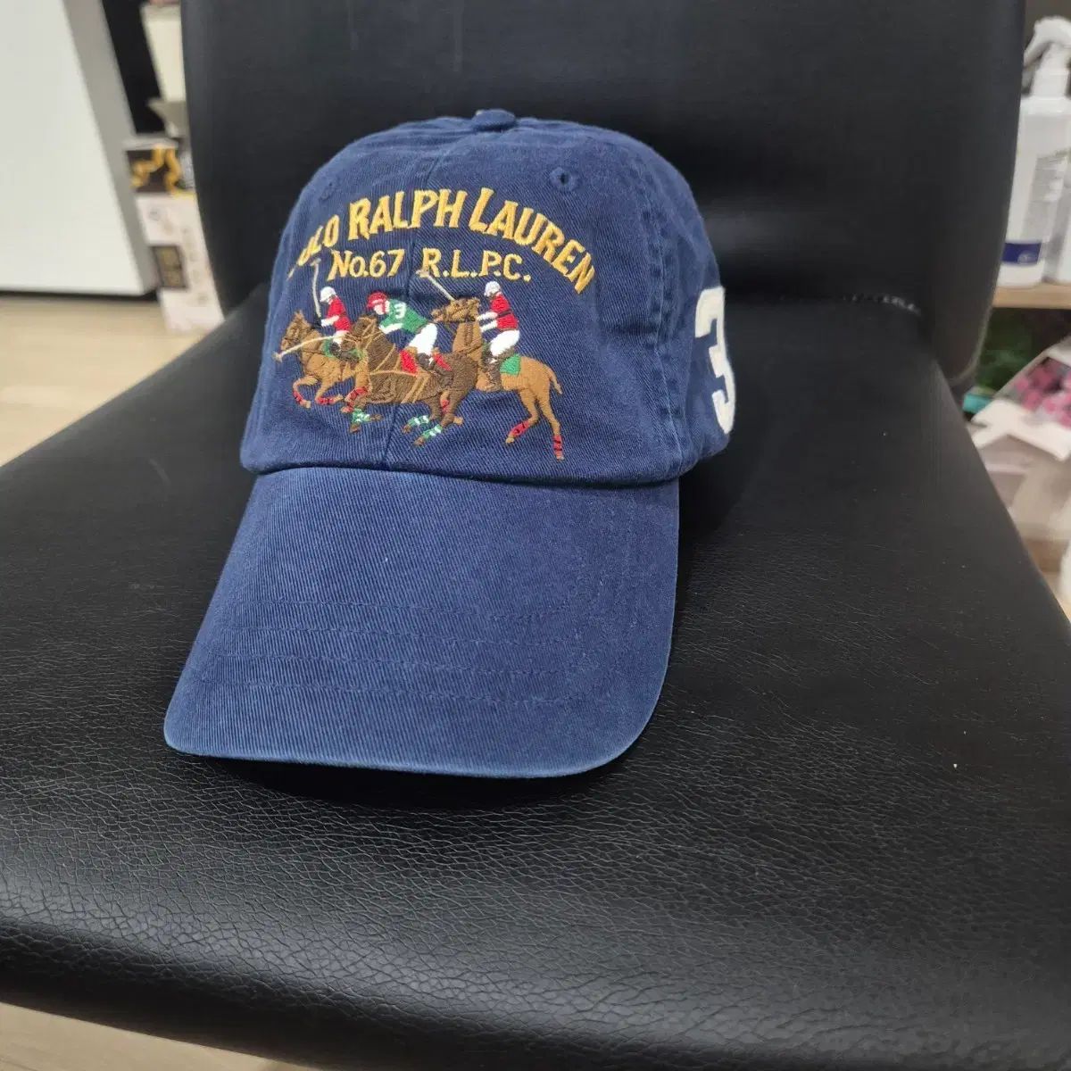 ポロ ラルフローレン ネイビー ベースボールキャップ 帽子