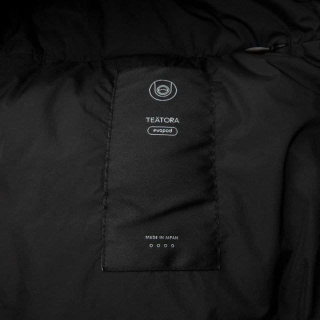 TEATORA DESK DRIVER EVA JACKET BLACK サイズ4 テアトラ デスク