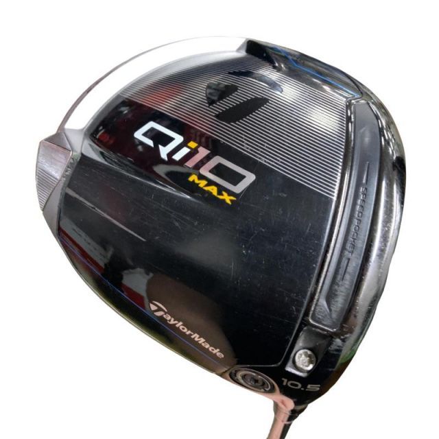 【中古】 テーラーメイド Qi10 MAX 10.5° ドライバー DR リシャフト (フレックスその他) メンズ 男性用 右利き 右用 Cランク ゴルフクラブ