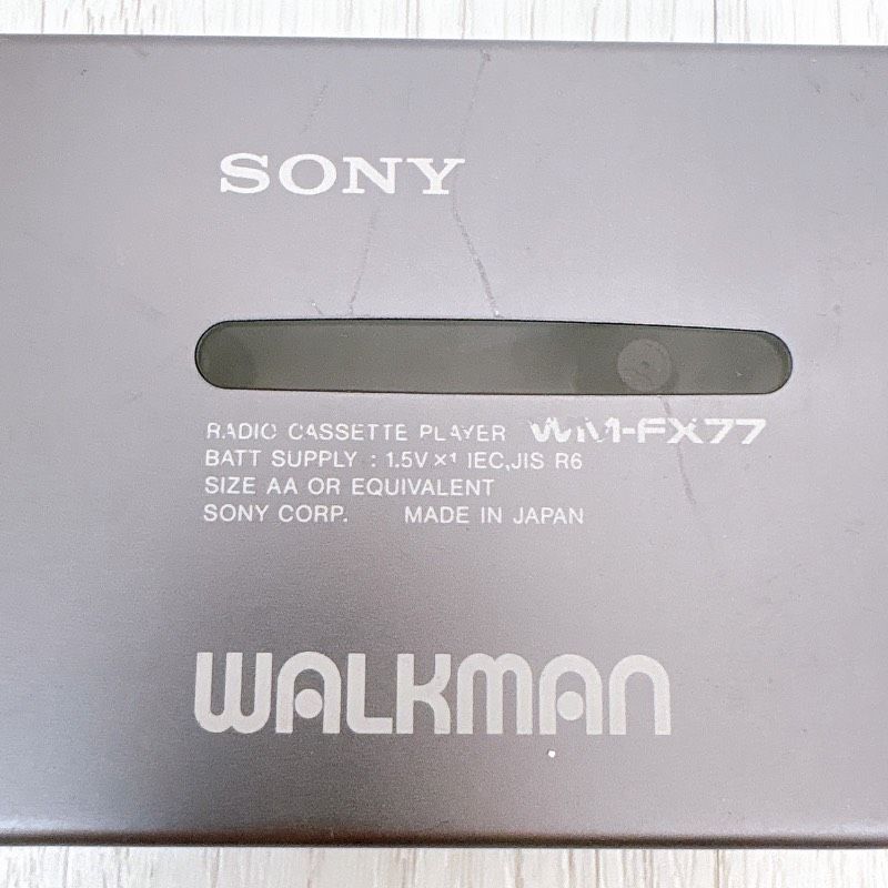 ジャンク SONY WM-FX77 カセットウォークマン 動作未確認 - メルカリ