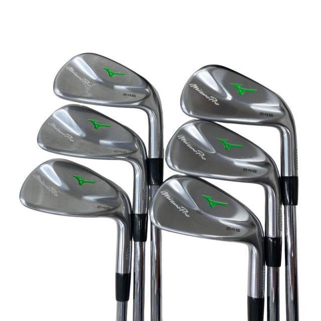 【中古】 ミズノ Mizuno Pro 245 6S アイアンセット IR 純正特注シャフト (フレックスS) メンズ 男性用 右利き 右用 Cランク ゴルフクラブ 57,526円