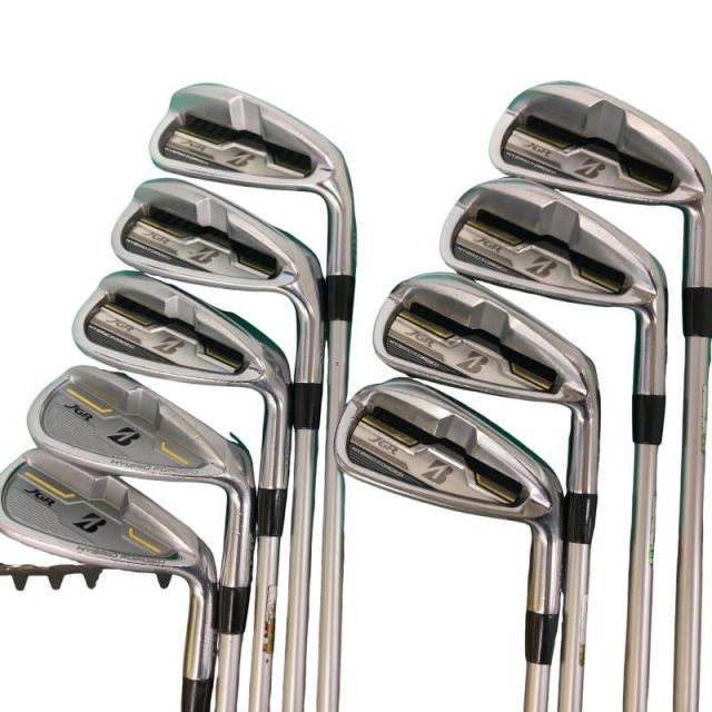 【中古】 ブリヂストン BRIDGESTONE JGR HYBRID FORGED 9S アイアンセット IR Air Speeder J J16-12I (フレックスその他) メンズ 男性用 右利き 右用 Cランク ゴルフクラブ