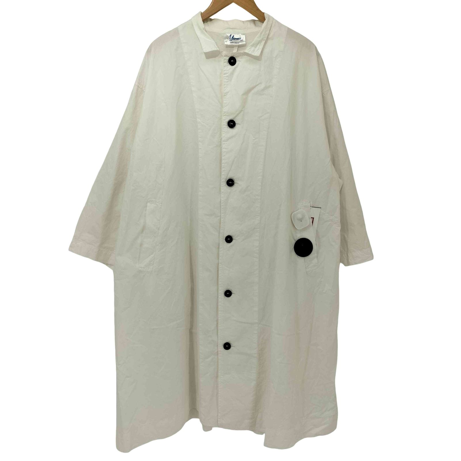 yarmo コットンビッグコート ヤーモ yarmo BIG COAT 英国製 コットン ビッグコート レディース 表記