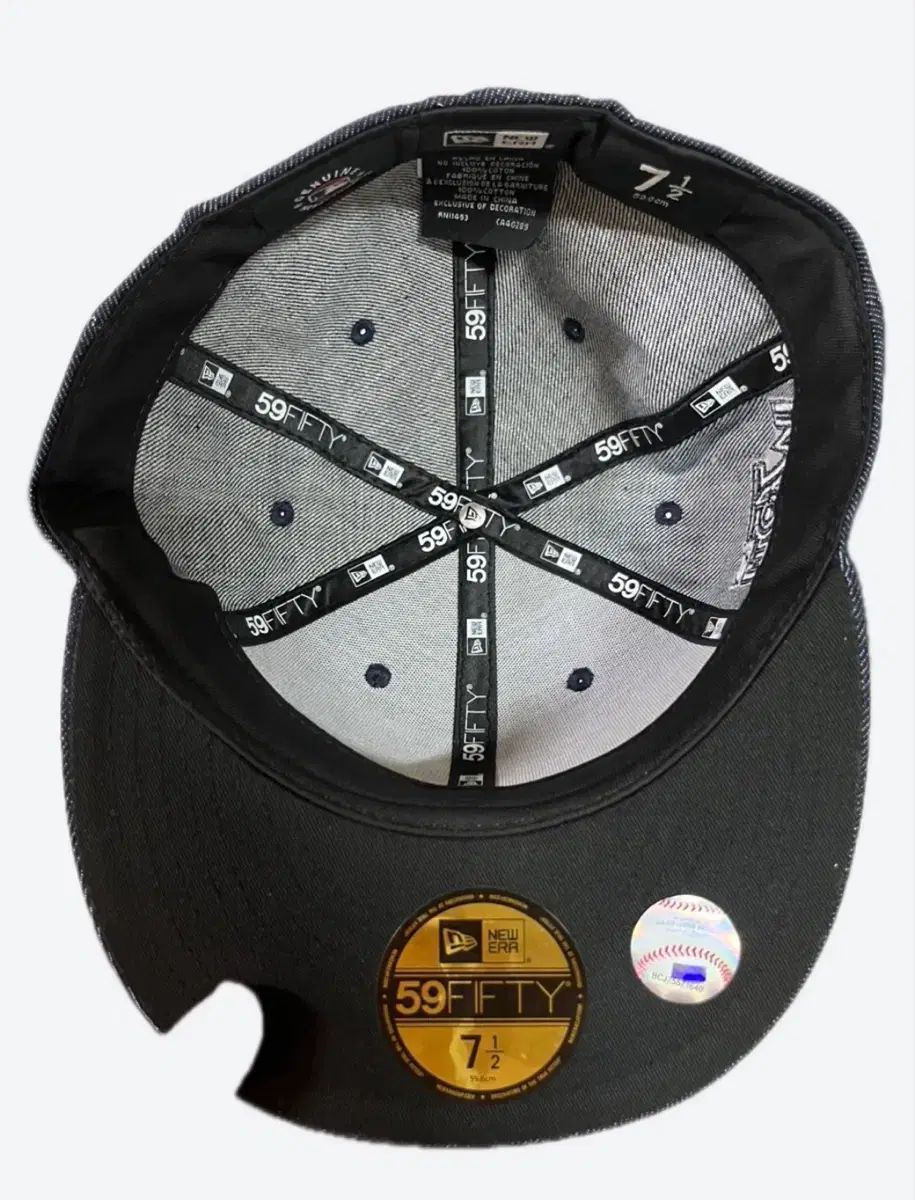 ニューエラ NEW YORK YANKEES スナップバック デニム 59FIFTY 712 (新品)