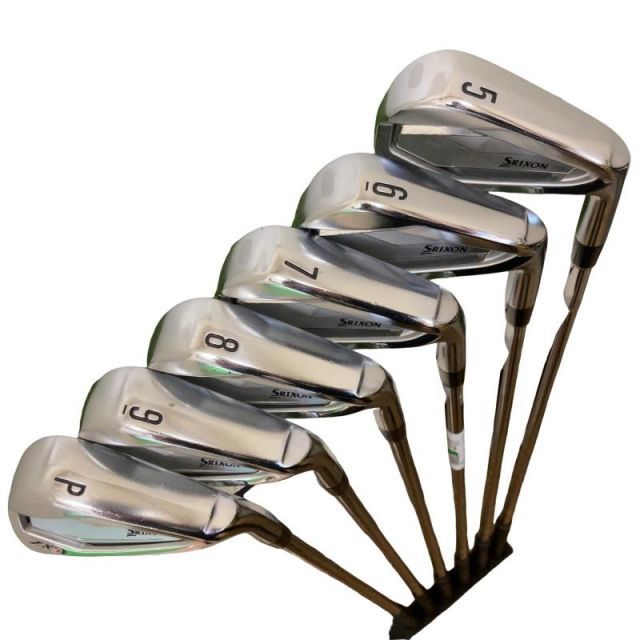 【中古】 ダンロップ SRIXON ZX5 6S アイアンセット IR NS PRO 950GH D.S.T (フレックスS) メンズ 男性用 右利き 右用 Cランク ゴルフクラブ