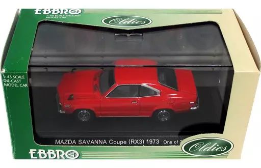 中古】ミニカー 1/43 MAZDA SAVANNA Coupe RX3 1973 (レッド) 「Oldies