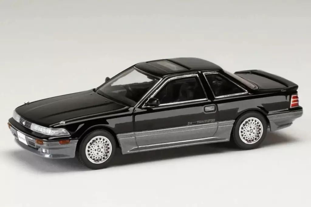 【新品】ミニカー 1/43 トヨタ ソアラ 2000 TWINCAM24 TWIN TURBO GT-TWIN TURBO L (GZ20) 1988(ダンディブラックトーニング) [HJD432003DBK]