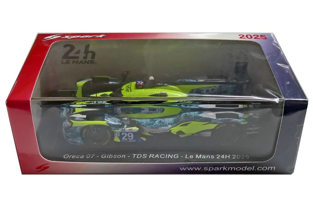 【新品】ミニカー 1/43 Oreca 07 - Gibson TDS RACING Le Mans 24H 2025 R. Sales - M. Beche - C. Novalak #29 [S9281]