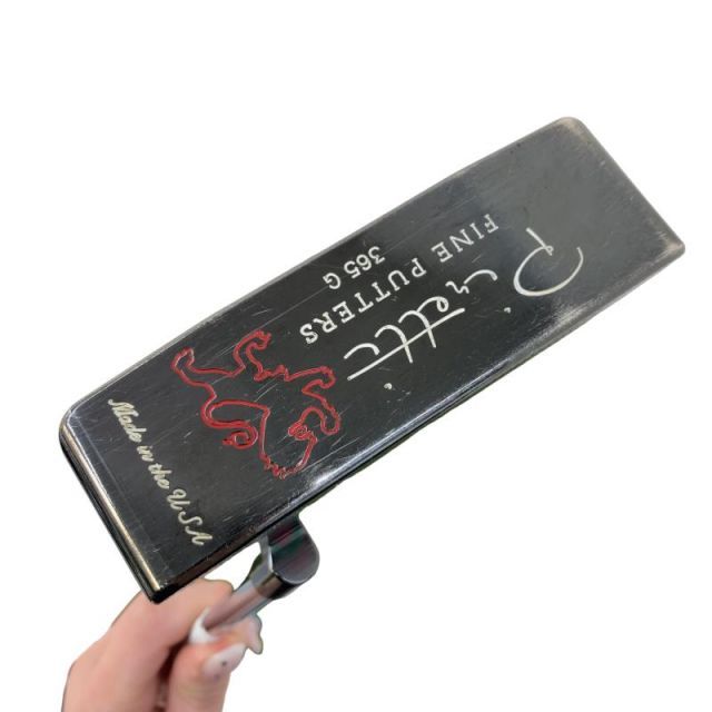 【中古】 Piretti Piretti COTTON WOOD II ブラック(365G) 34インチ パター PT スチール (フレックスその他) メンズ 男性用 右利き 右用 Cランク ゴルフクラブ