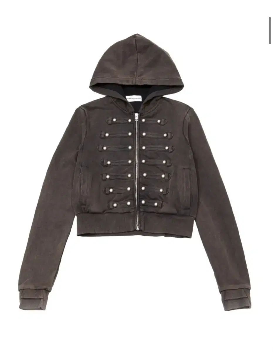 スキーズムインデュージング ナポレオン フードジップアップ HUSSAR ZIP HOODIE BLACK