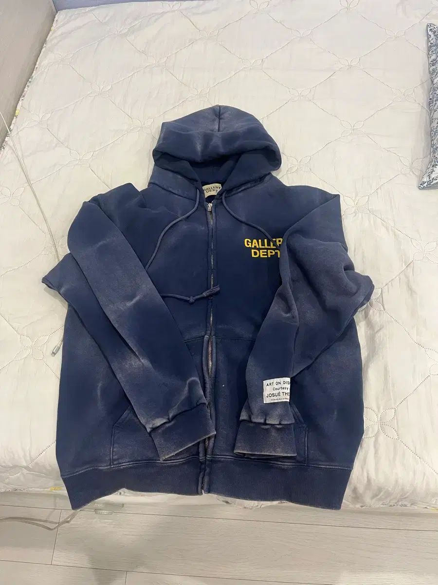GALLERY DEPT. (ギャラリーデプト) サンフェード フーディー ジップアップ XL