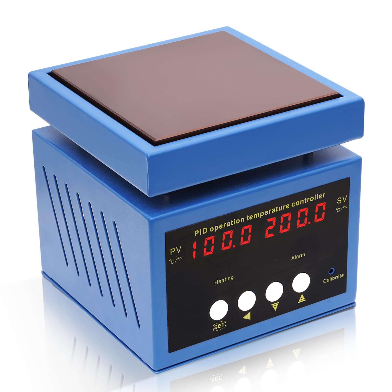 KLD恒温ホットプレート 予熱ステーション 100*100 mm PCB予熱ステーション PID制御 室温-400 ℃ 高精度 110 V 350 w基板製作 加熱エリア [並行輸入品]kk