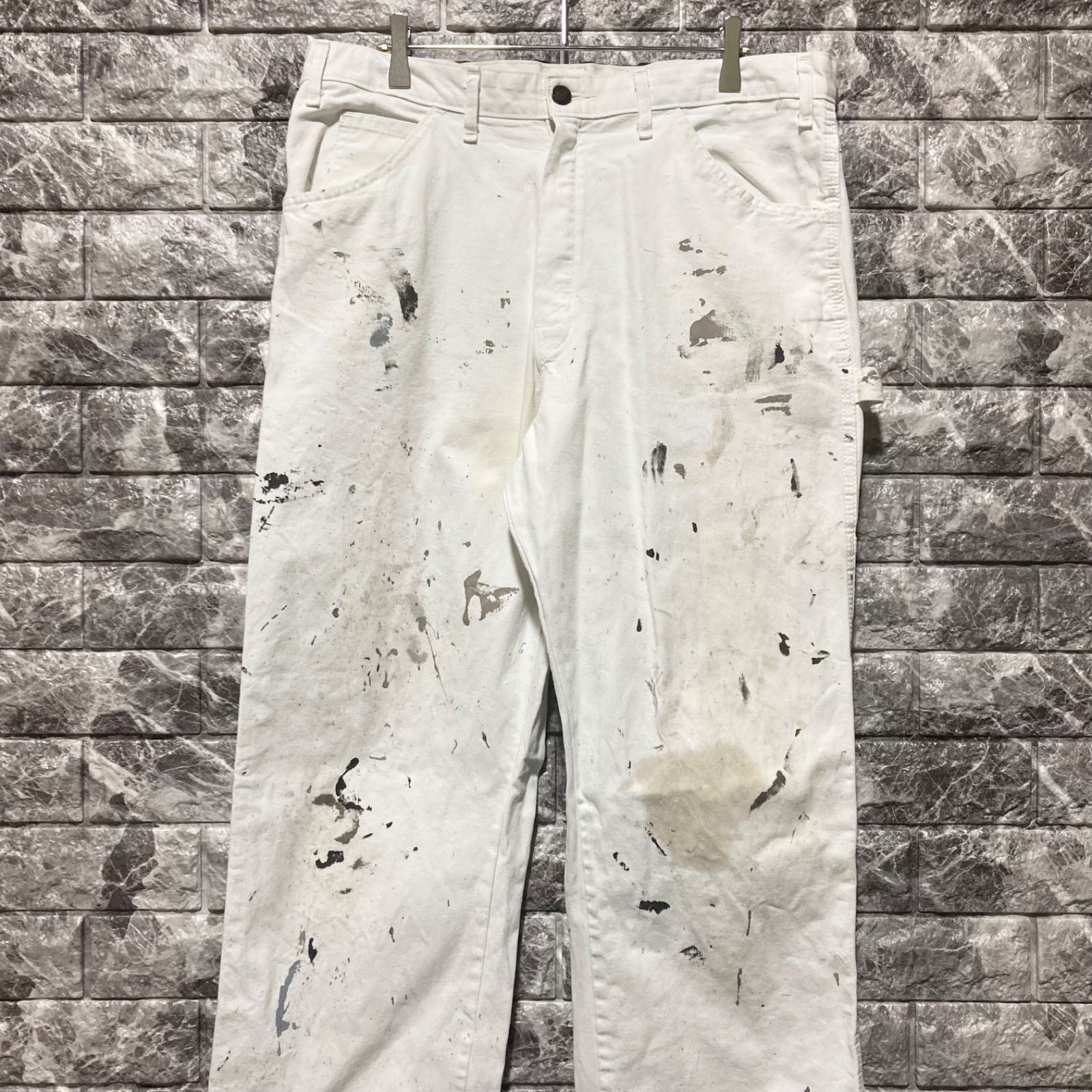 Dickies ホワイト ペインターパンツ ディッキーズ 白ペインター ペンキ