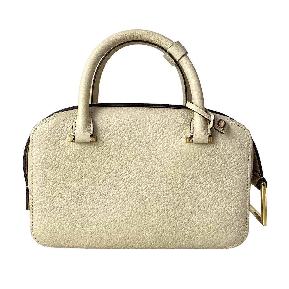 DELVAUX(デルボー) ハンドバッグ美品 クールボックス ミニ AA0670AQY022LDO アンゴラ(アイボリー) レザー