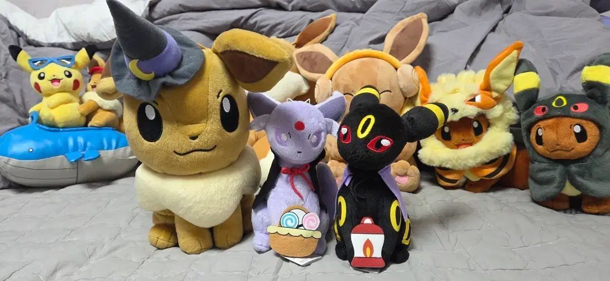 ポケットモンスターぬいぐるみ イーブイ ブラッキー エーフィ ハロウィーンぬいぐるみ