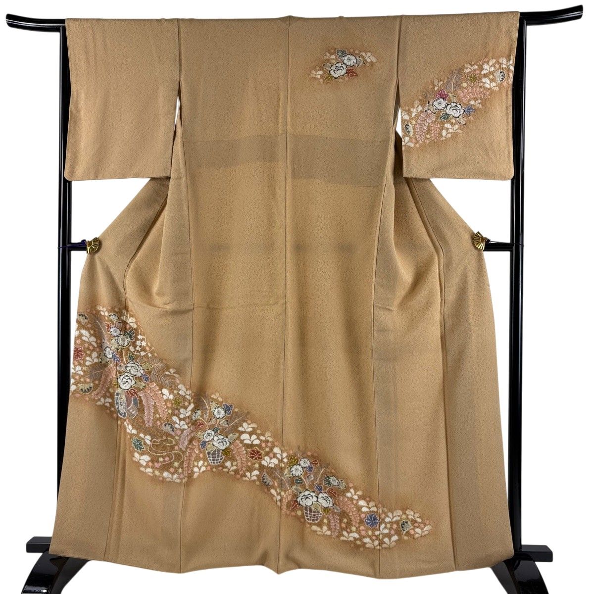 訪問着 美品 名品 身丈163cm 裄丈65cm 正絹 【中古】 美品】 訪問着 身丈163cm 裄丈65cm 正絹 名品 【中古】の通販 by