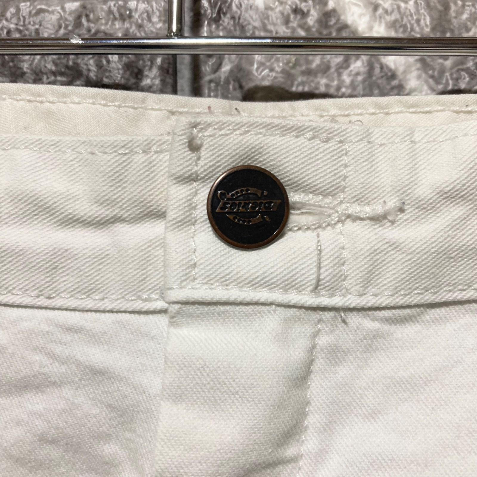 Dickies ホワイト ペインターパンツ ダブルニー ディッキーズ 白