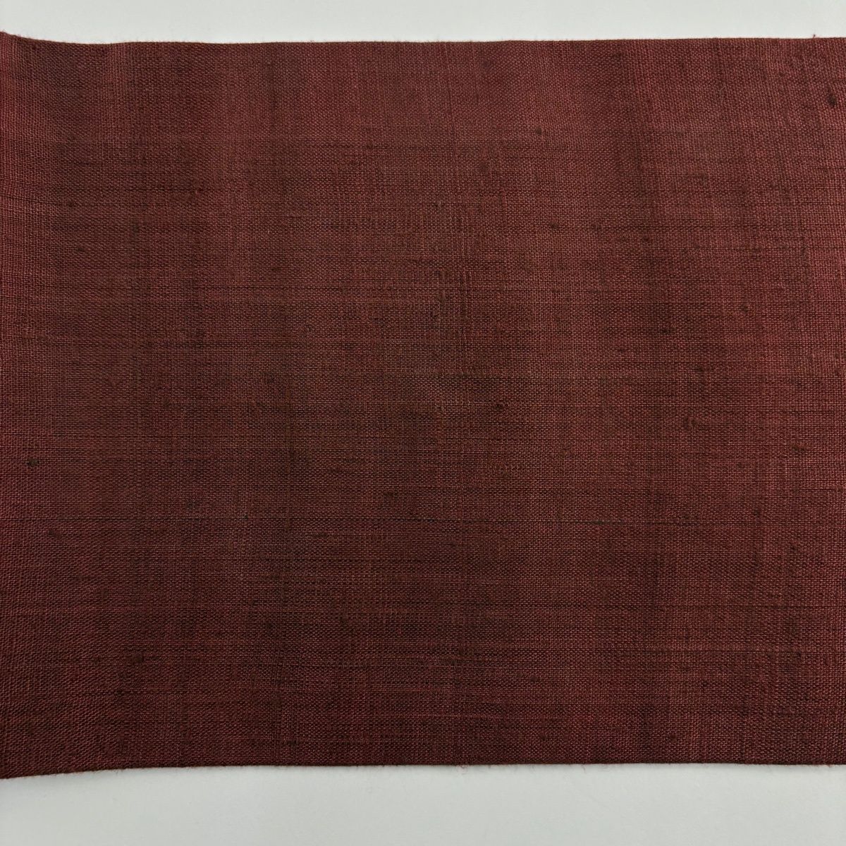 名古屋帯 秀品 紬地 扇面 松竹梅 刺繍 赤茶 正絹 【中古】