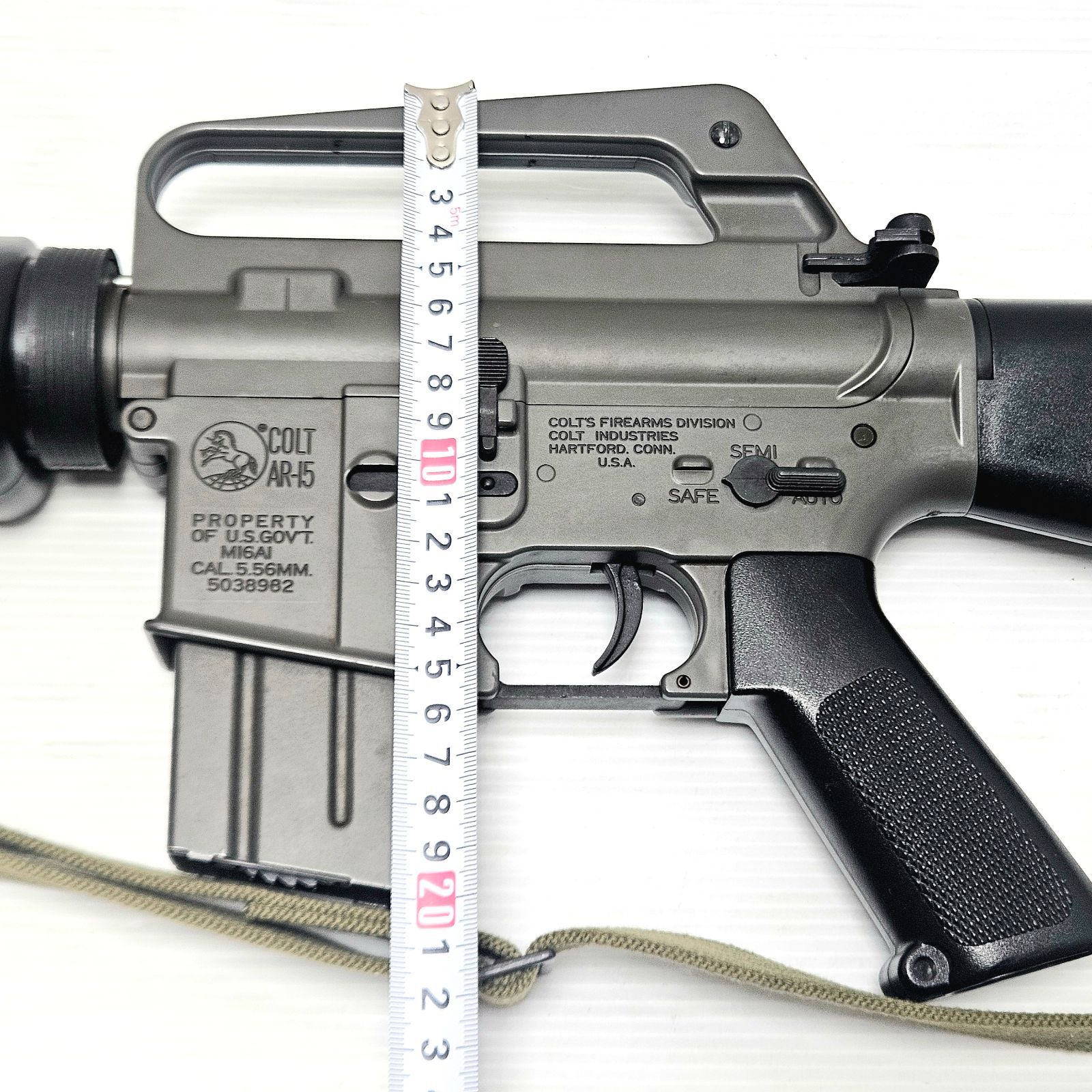 【ジャンク品】東京マルイ colt AR-15 M16A1 ジャンク】東京マルイ COLT AR-15 M16A1 ガスガン ASGK - メルカリ
