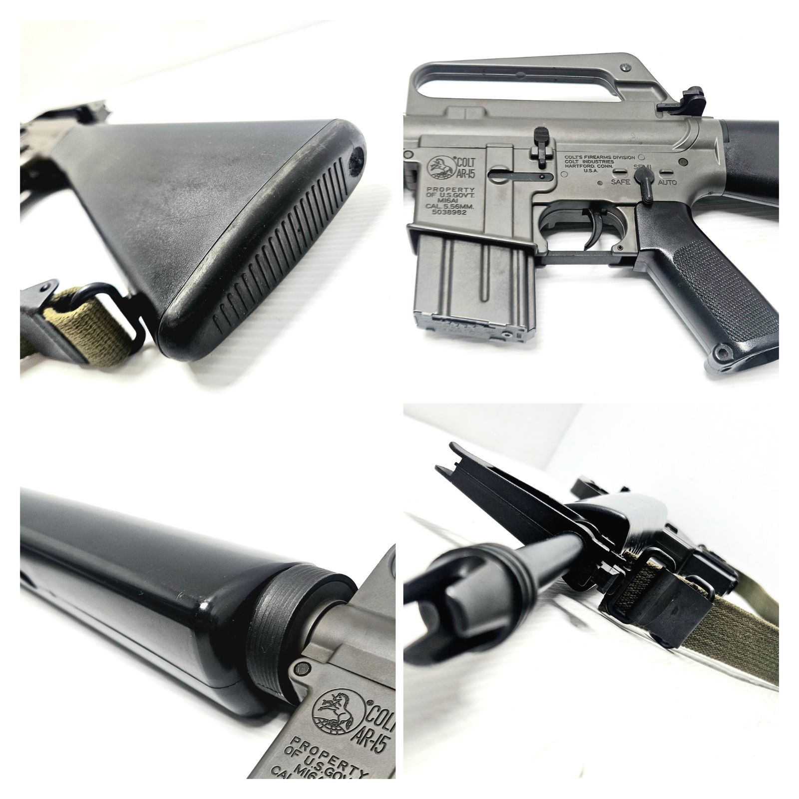 【ジャンク品】東京マルイ colt AR-15 M16A1 ジャンク】東京マルイ COLT AR-15 M16A1 ガスガン ASGK - メルカリ
