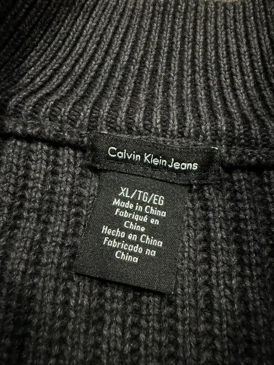 Calvin Klein カルバン・クライン コマンド ニット ジップアップ