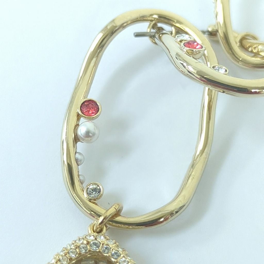 スワロフスキー Swarovski Shell Pierced ピアス - メルカリ