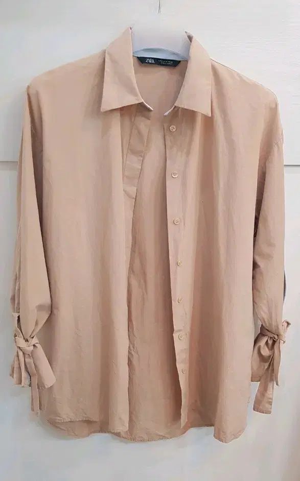 レディース ZARA ベージュ シャツ M